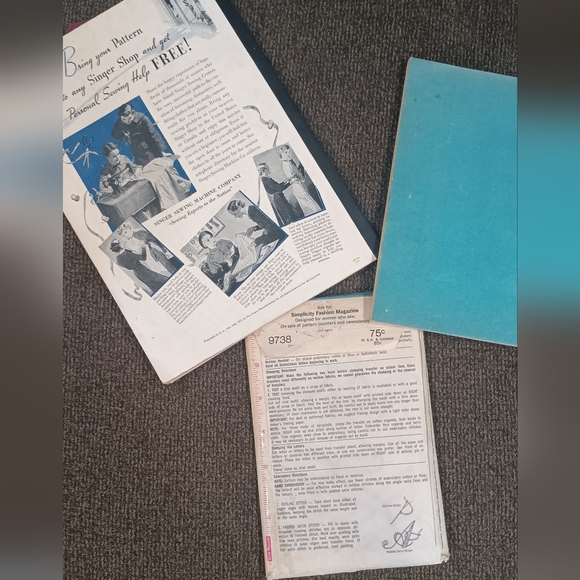 Simplicity Sewing Book For Beginners Illustrated 1937 Art Of Sewing Book 1930 - Picture 5 of 6